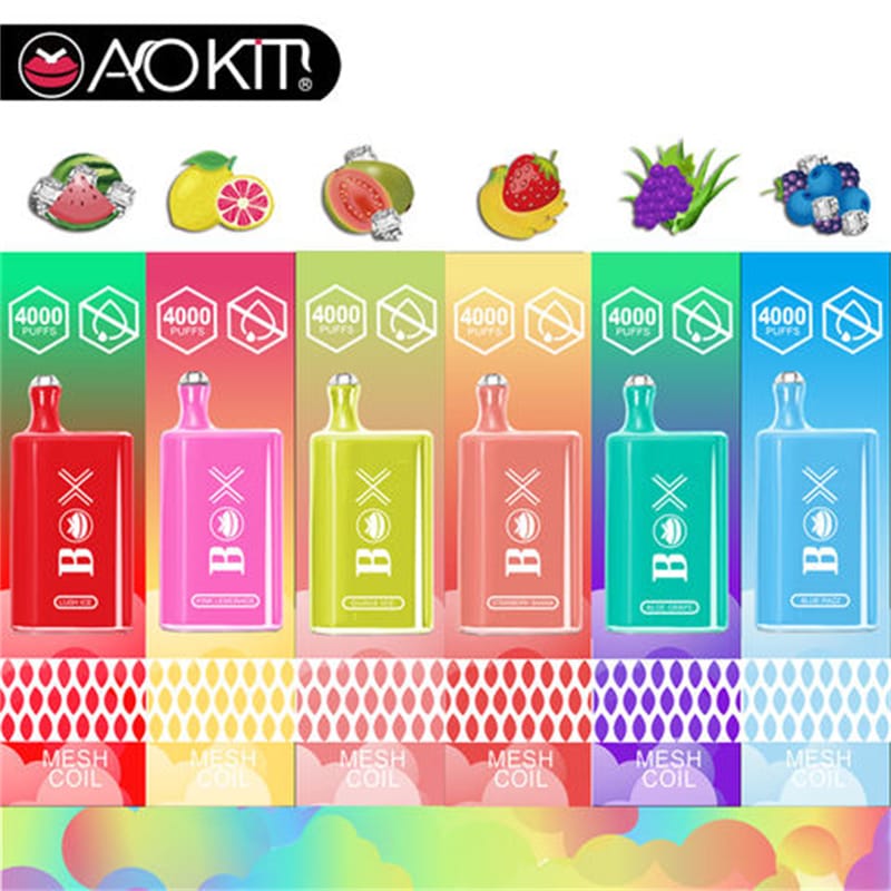 Aokit Box Puffs Disposable Vape Wholesale Reliable Leak Proof