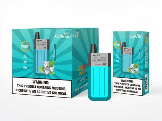 Glamee Box 6000 Puffs Rechargeable Disposable Vape Wholesale VAPE