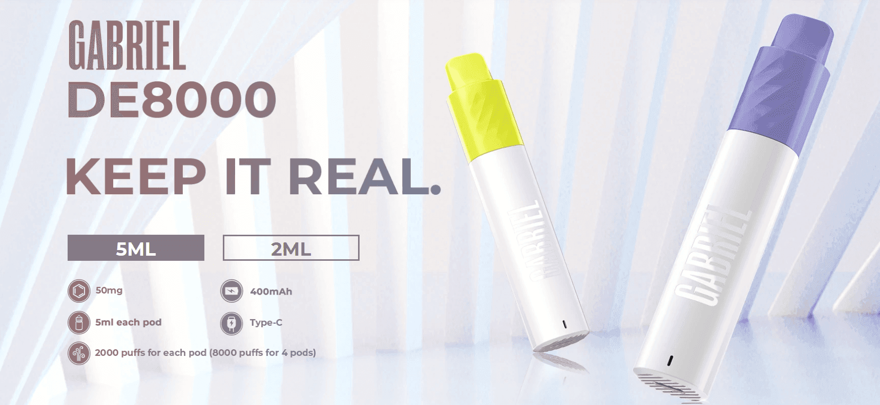 Uwell Gabriel DE8000 2000 Puff Disposable | Wholesale