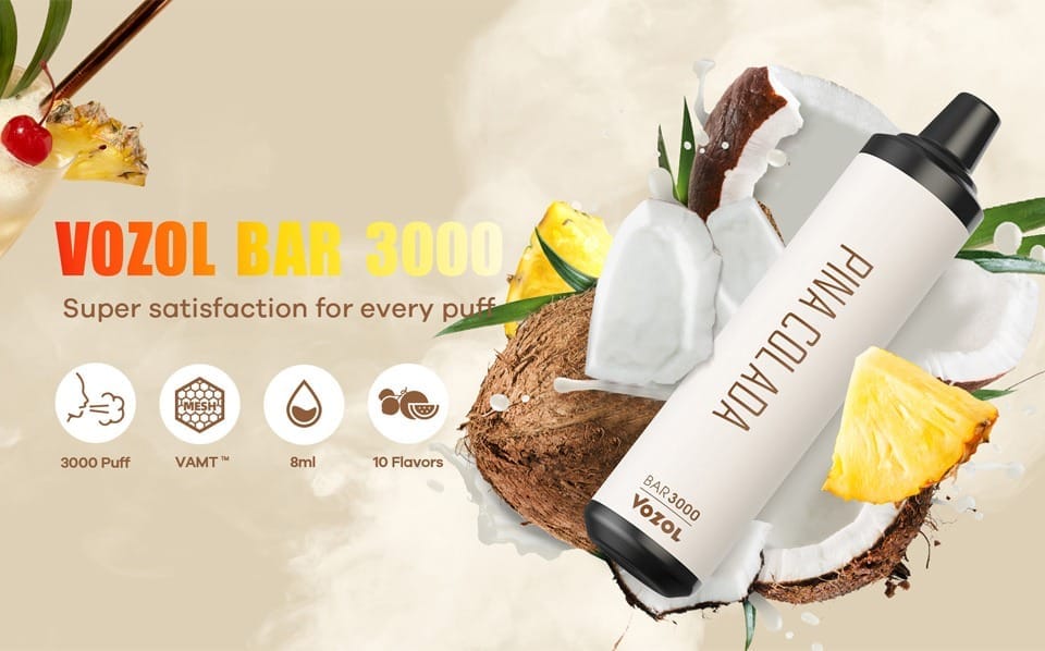 Vozol Bar 3000 Puff Disposable | Wholesale