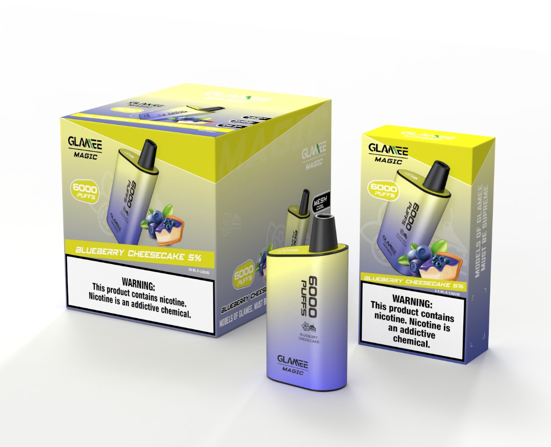 Glamee Magic 6000 Puffs Rechargeable Disposable Vape | Wholesale - VAPE ...