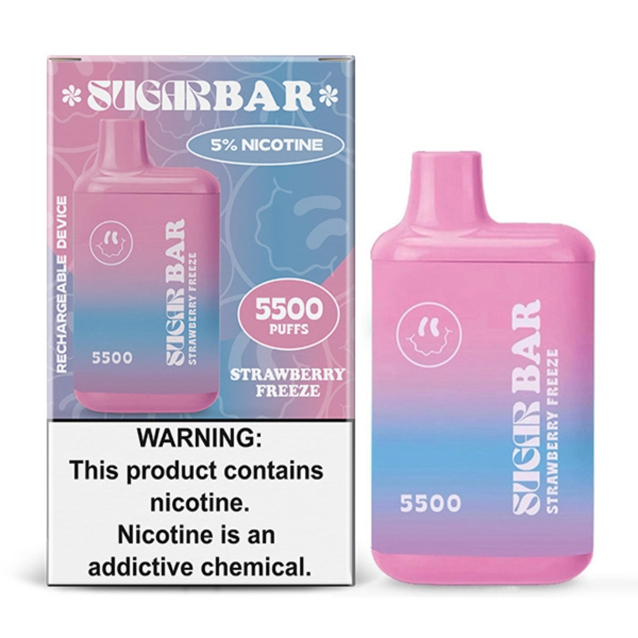 sugar bar vape Disposable Wholesale 5500 Puffs Smooth Vapor Lightweight Design - VAPE HK SHOP Color:Dark Coffee &Titanium Gold profile_indica SWFT Mod 5000 -