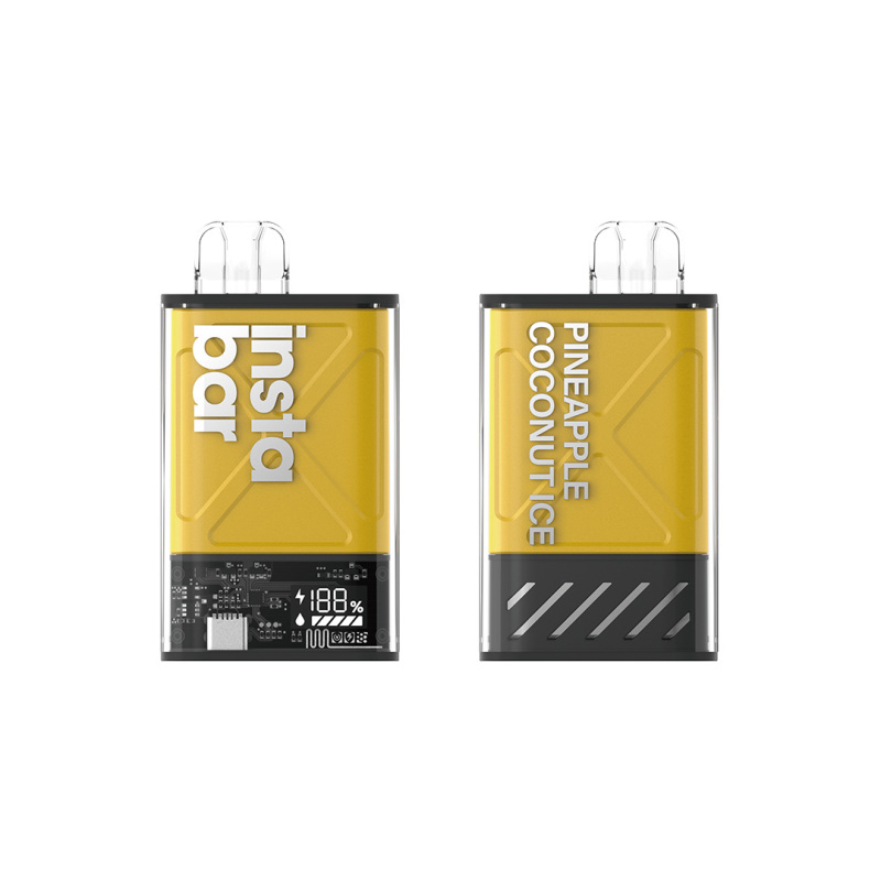 Instabar ULTRA 12000 Puffs Vape Desechable al por mayor recargable de larga duracin de diseo - VAPE HK TIENDA | WHOLESALE Instabar ULTRA 12000 Puffs Vape Desechable al por mayor recargable de larga duracin de diseo - VAPE HK TIENDA | WHOLESALE