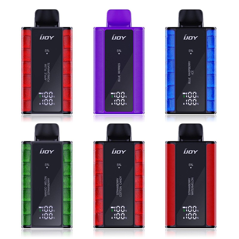 IJOY Captain 10000 Disposable Vape with Smart Display, 18ml Pre-Filled ...