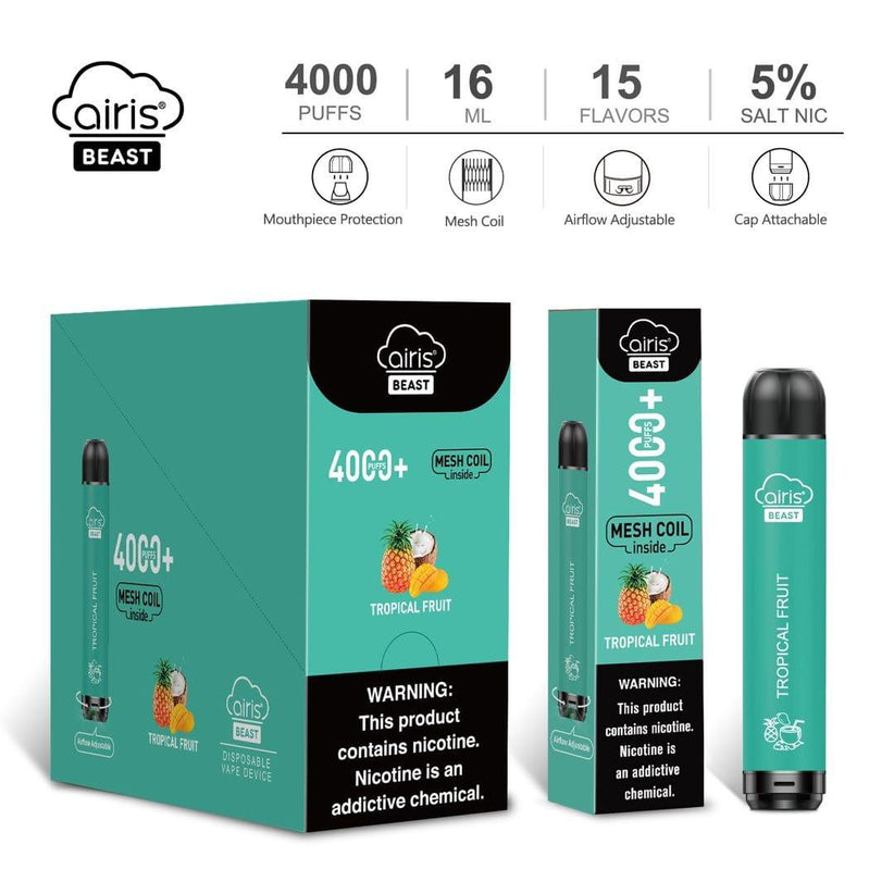 airis beast vape price Airis Beast Disposable Vape Wholesale 4000 Puffs Compact Long-Lasting Build  - VAPE HK SHOP