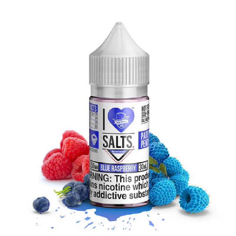 I Love Salts Blue Raspberry E-Juice 30ml - Sour and Sweet Blue ...