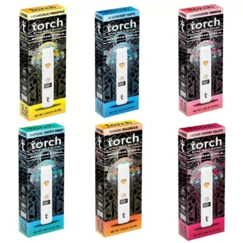 Torch Mind Melt Blend Disposable Vape - 3.5g THC-A and Mushroom Extract ...