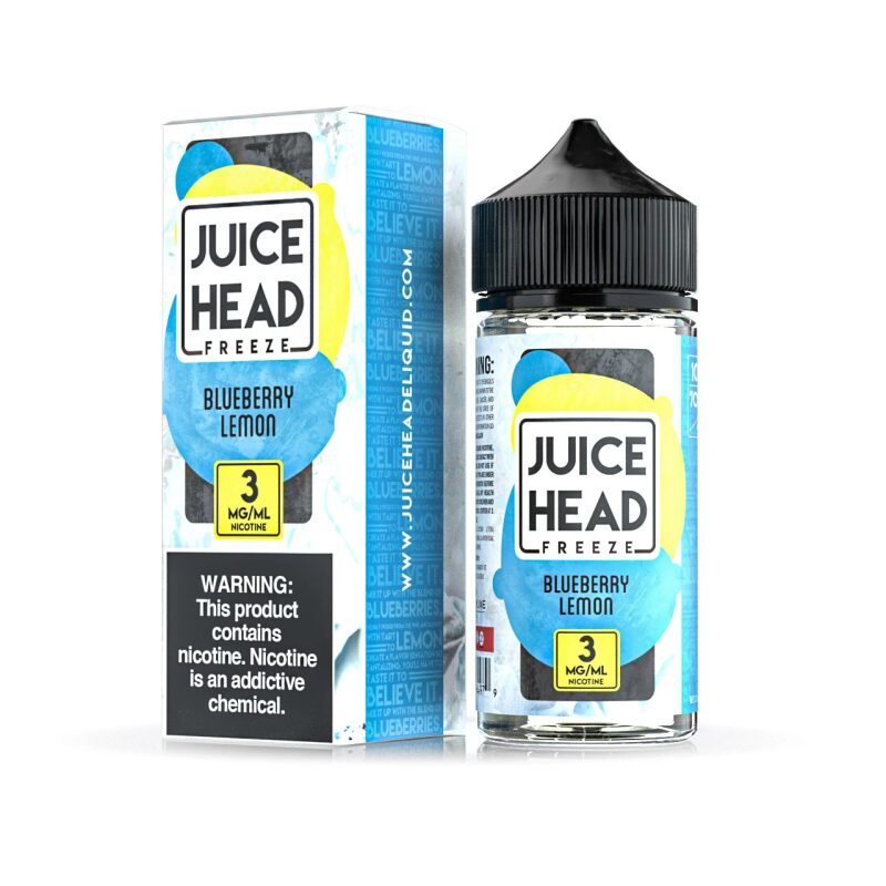 Juice Head Freeze Blueberry Lemon Vape Juice 100ml - Icy Blueberry ...