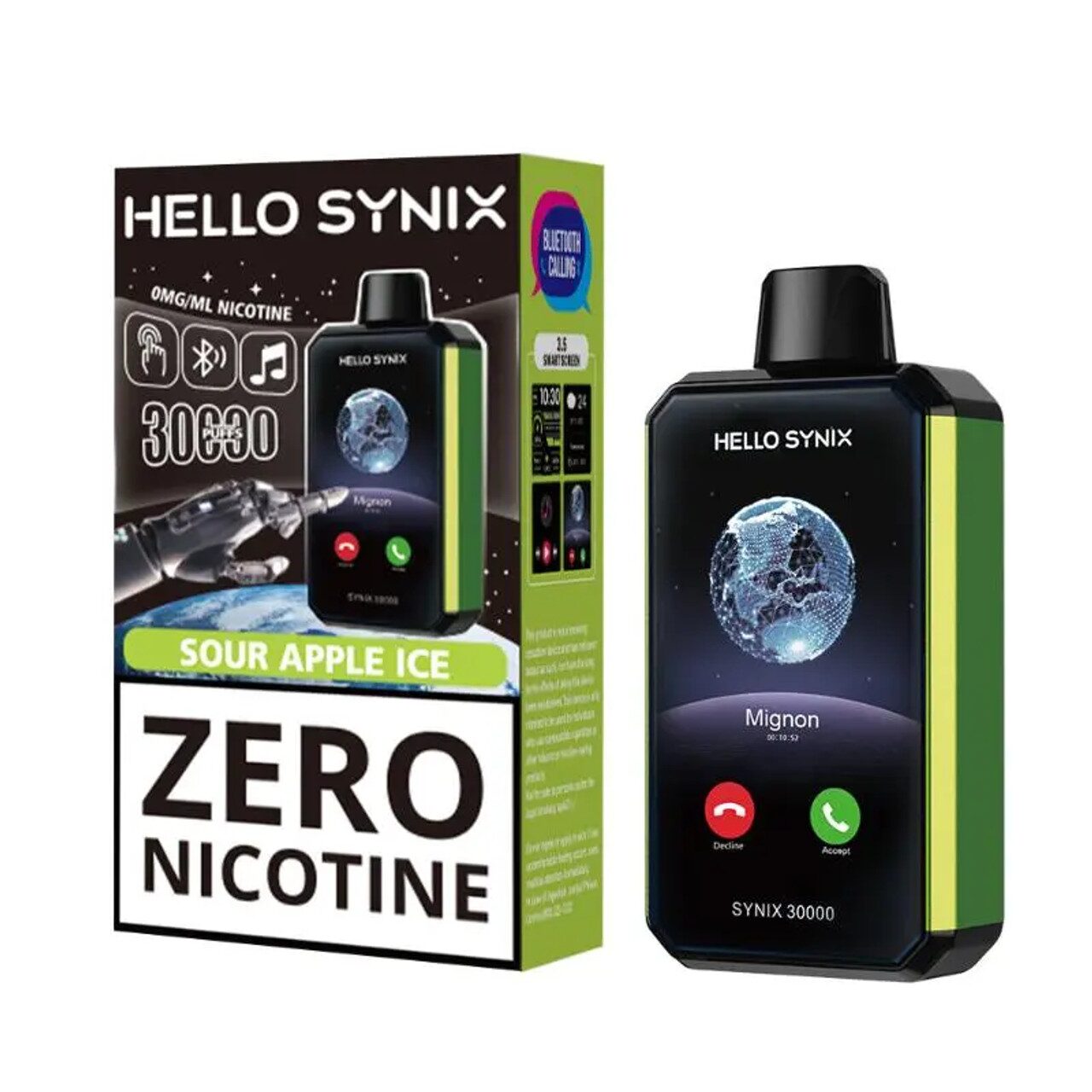 Hello Synix 30000 Puffs Zero Nicotine Disposable Vape Bulk Orders - VAPE HK  SHOP
