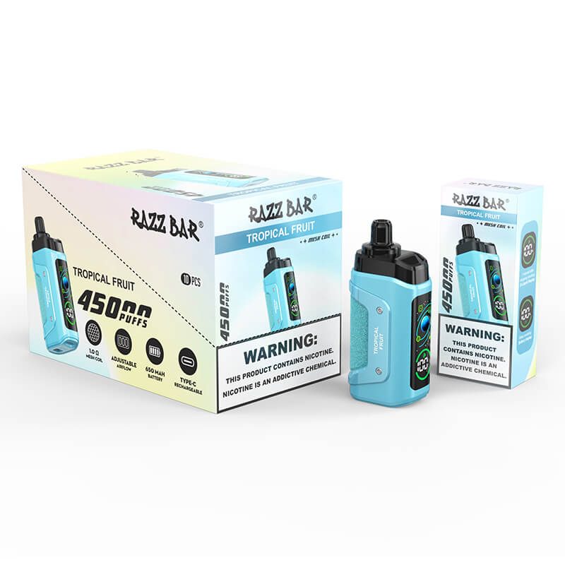 Razz Bar 45k Puffs Disposable Vape Wholesale Rechargeable Long Lasting High  Puff Count Bold Flavors 2 Percent 5 Percent Nicotine - VAPE HK SHOP