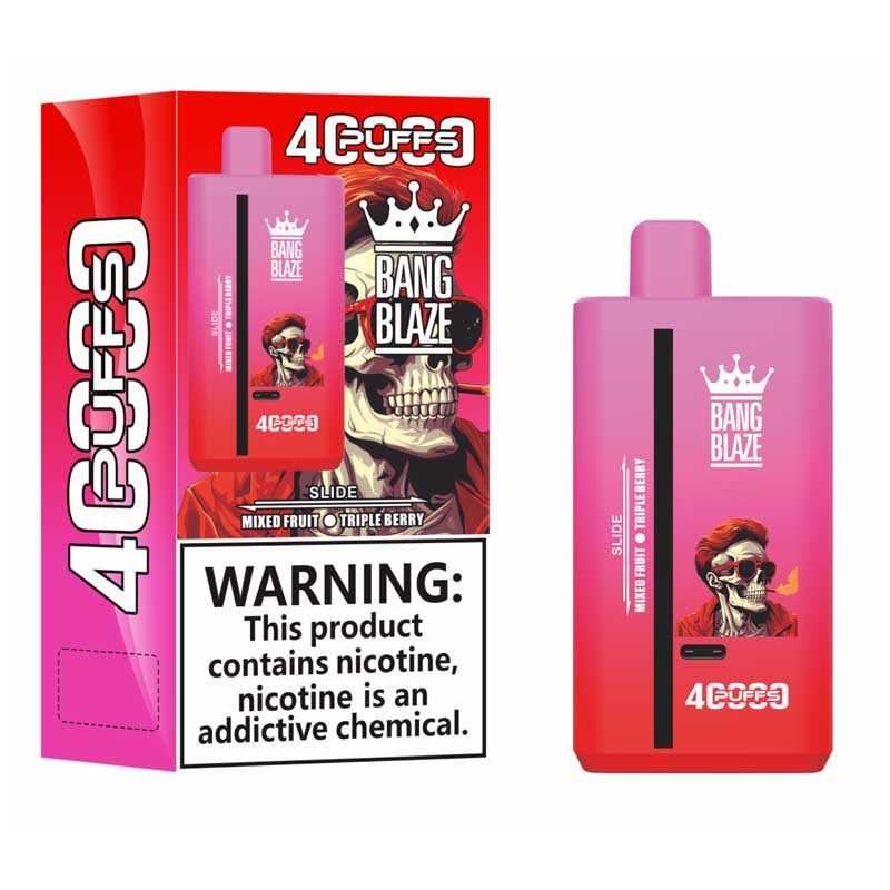 Bang Blaze 40k Puffs Dual Flavors Disposable Vape Wholesale – 40ml  E-Liquid, 650mAh Battery, 0%-5% Nicotine - VAPE HK SHOP