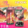 Bang QQ 120K Puffs Disposable Vape Wholesale | 40ml E-Liquid, Mesh Coil, Type-C Rechargeable, 650mAh Battery